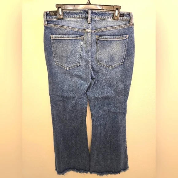 NWT Liverpool Ladies Hannah Flare Wide Medium Wash Denim Jeans - Picture 8 of 10